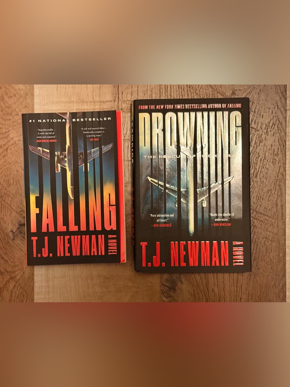 Falling & Drowning Book Bundle - T.J. Newman